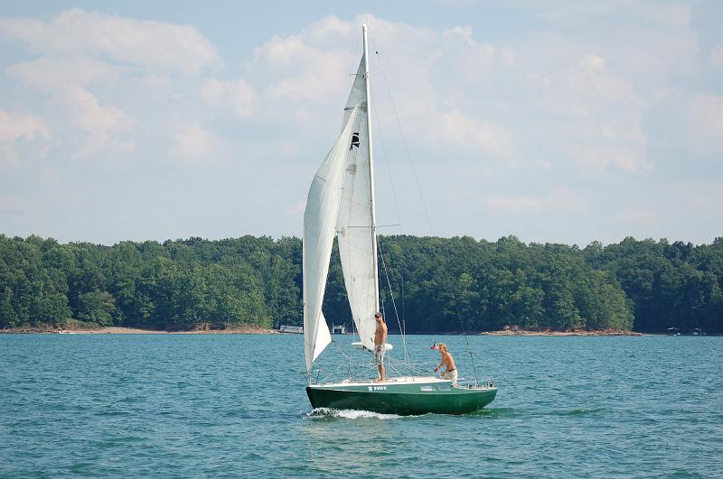 26_07_06 138.jpg - Zum segeln komme ich auch noch mal, auf Dicks Boot.